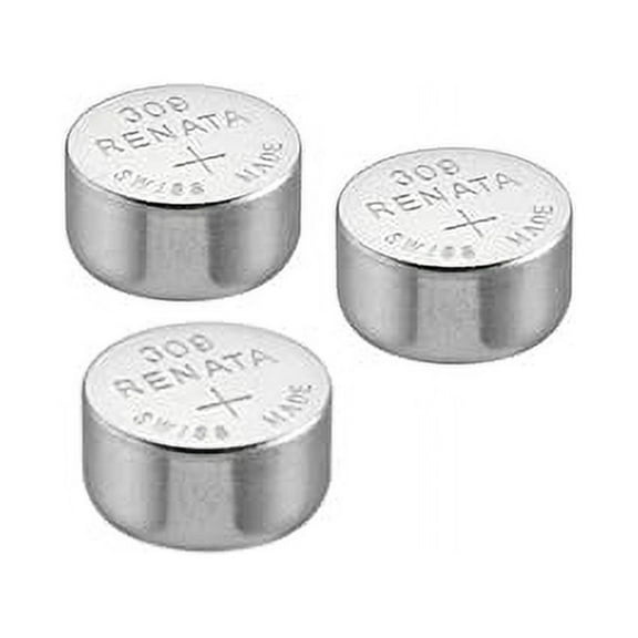 Renata 309 Single Watch Battery Swiss Made Silver Oxide 1.5 V (3 Batteries, 309 or SR754SW)