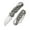 Gray, variant on CIVIVI Pragma Folding Knife, Pocket Knife Multitool with Carabiner, Bottle Opener, 2.2" Nitro-V Blade Aluminum Handle C23062B-3 (Green)