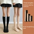 thumbnail image 4 of Yokua Women's Fleece Lined Thigh High Socks Soft Long Stockings Winter Thermal Socks, 4 of 20