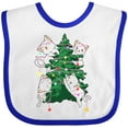 thumbnail image 3 of Inktastic Kawaii Cats Christmas Tree Boys or Girls Baby Bib, 3 of 4