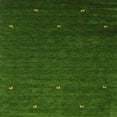 thumbnail image 1 of Ahgly Company Machine Washable Indoor Square Contemporary Shamrock Green Area Rugs, 4' Square, 1 of 7