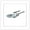 White Framed Version, variant on Gallery Pops Star Trek - USS Enterprise NCC-1701 Ship Wall Art, Unframed Version, 12" x 12"