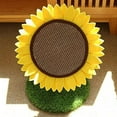 thumbnail image 7 of PUMYPOREITY Cat Scratching Post with Sisal Covered, Cat Claw Scratcher Pole for Kittens Cats, Sunflower Shape Cat Tree Furniture Scratch Post, Cute Cat Scratch Toy, 7 of 7