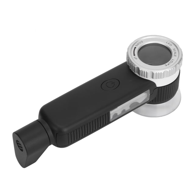 Lupa 30X ANGGREK USB recargable alta Claridad Lente de Doble Capa Iluminada