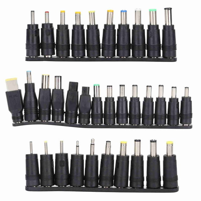 Adaptador de Alimentació de CC, Compatibilidad Amplia Resistente y Duradera Compacto Compacto de 5.5x2.1 mm CC Enchufes de Alimentación para laptop para la Fuente de