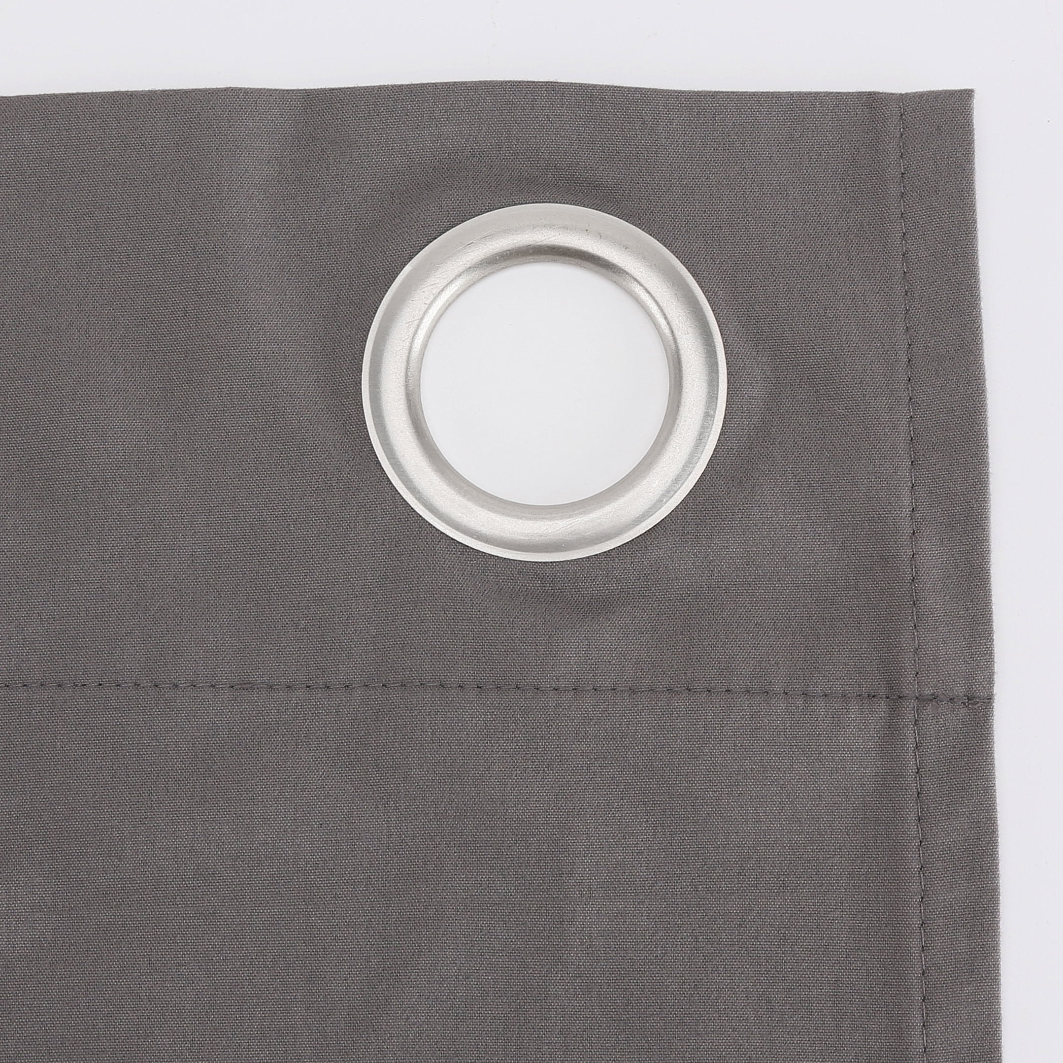 Sun Zero Cyrus Thermal 100% Blackout Grommet Curtain Panel, 40"X63", Gray