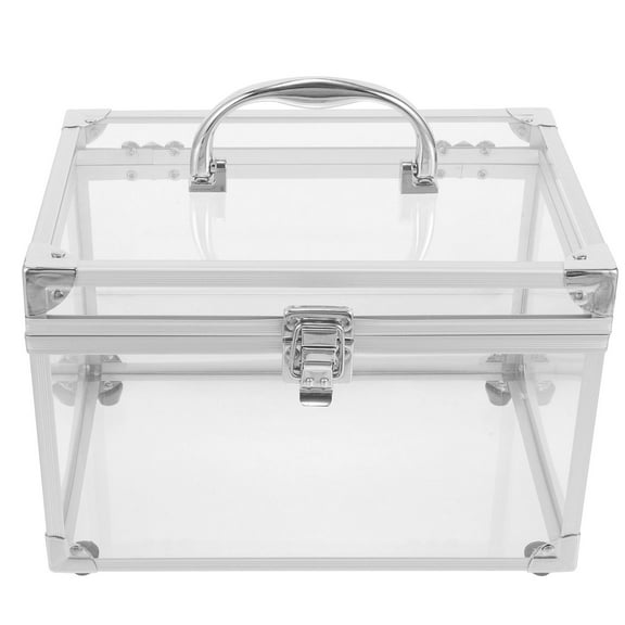 QIFULL 1Pack Acrylic DVD Box Storage with Protection Feature for Disc Holder and Gamers