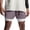 A-Purple339, variant on XIAONU Men's Heather Sweat Shorts Elastic Drawstring Waist Side Pockets Relaxed Fit Casual Bottoms