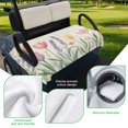 thumbnail image 5 of Golf Cart Seat Covers for 2 Seater,Spring Floral Microfiber Cart Seat Towel Blanket,Summer Colorful Tulip Botanical Vintage Absorbent Breathable Non Slip Bench Seats Protector for Golf Course 51"x31", 5 of 9