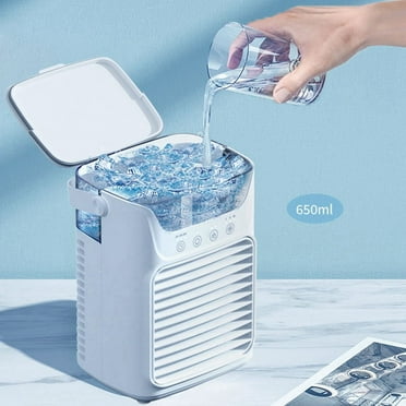 Fan Mini Air Conditioner with 3 Speeds Air Cooler with Humidifier for Room Bedroom Office Desk
