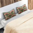 thumbnail image 6 of Satin Pillowcase Home Luxury Envelope Pillowcases Soft And Smooth Palm Trees, 6 of 6