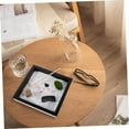 thumbnail image 5 of Stress Relief Tool, Dry Sand Tray Set, DIY Desktop Sand Garden for Relaxation and Focus, Wooden Trays with Fine Sand, Hand Stones, Metal Rakes, Portable Home and Office Decor, for Stress Reduction, 5 of 6