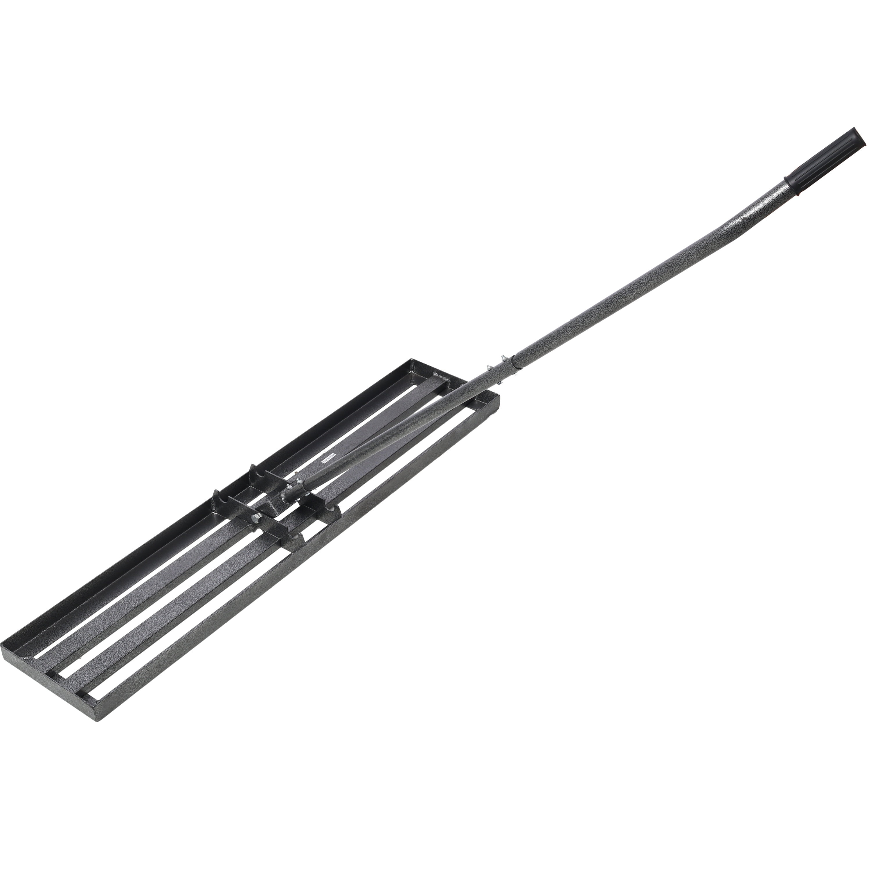 Lawn Leveling Rake, 48"x10" lawn Leveling Tool, Heavy Duty Effort Saving Lawn Level Tool, 7FT Steel Handle Lawn Leveler for Yard Garden Golf Course, Ease Level Soil Sand Dirt Surfaces and Fertilizer