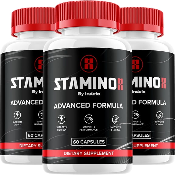Stamino for Men Capsules – Stamino MultiVitamin Complex Pills, Energy, 3 Pack, 180 Capsules