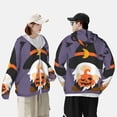 thumbnail image 4 of Fotbe Halloween Gnomes Chaqueta con Protección Solar UPF 50+ para Hombre y Mujer, Camisa con Capucha y Bolsillos-Small, 4 of 7