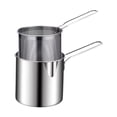 thumbnail image 2 of Stainless Steel All In One Stovetop Deep Fryer&Stock Pot for Household Use, Deep Fryer, Oil-Splashing Small Deep Fryer, French Fries Deep Fryer, Multipurpose Cooking Essential, 2 of 5