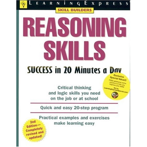 Pre-Owned Reasoning Skills Success in 20 Minutes a Day (Paperback) 1576854930 9781576854938
