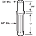 thumbnail image 4 of Bi-Fold Top Mount Pivot, 3/8 Nylon Pivot, 3/8 in. Nylon Base (2-pack), 4 of 7
