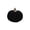 Black, variant on 1 Pc 2.16*2.16 Inch Crafted Handmade Velvet Pumpkin, Realistic Faux Pumpkin with Resin Stem,Ornament for Fall Halloween Thanksgiving Wedding Mantel Shelf Tabletop Home Decoration,Purple