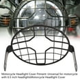 thumbnail image 4 of Motorcycle Headlight Guard Grill Cover Universal for Motorbike with 6.5 Inch Headlights, 4 of 7