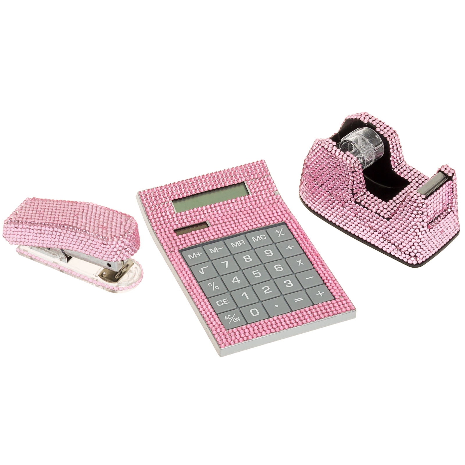 Silverhooks 3 Piece Crystal Rhinestone Office Supplies Desk