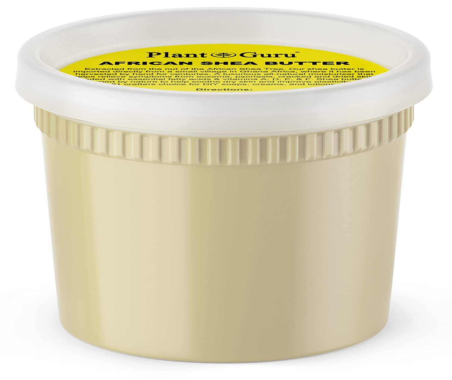 Raw African Shea Butter 16 oz. Unrefined 100% Pure Natural Organic Ivory Imported From Ghana DIY Crafts, Body, Lotion, Cream, lip Balm, Soap Making, Eczema, Psoriasis, Stretch Marks