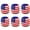 6PCs,Flag Ball, variant on American Flag Footbag Sack,Hand Woven Crochet Hacky Ball for Adults,4th Of July Juggling Balls,USA Beach Sack,Indoor for Hand Eye Coordination,Outdoor Patio Games Supplies For Independent Day