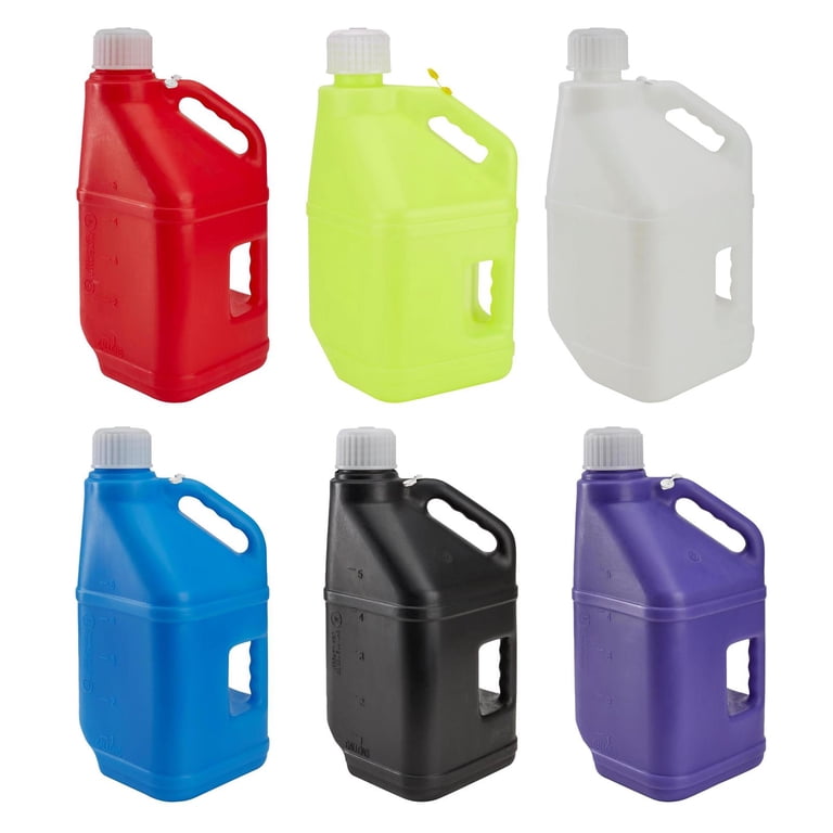 Red 5 Gallon Two Handle Plastic Utility Jug, 22x10.5