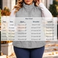 thumbnail image 6 of Diufon Plus Size Quilted Vest for Women Full Zip Stand Collar Sleeveless Puffer Jackets Fall Winter Outerwear with Pockets, 6 of 8