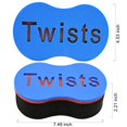 thumbnail image 3 of Hair Sponge Twist Brush Curl Sponge For Dreads Locs Twist Curl Coil, 3 of 6