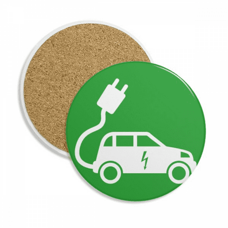 

Plug Energy Vehicles Protect Environment Coaster Cup Mug Tabletop Protection Absorbent Stone