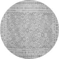 thumbnail image 1 of Ahgly Company Indoor Round Southwestern Gray Country Area Rugs, 5' Round, 1 of 1
