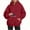 Wine, variant on YODETEY No Boundaries Womens Pullover Sweaters, Womens Oversized Hoodies Fleece Sweatshirts, Long Sleeve Hooded Sweatshirts with Pockets, Wine,Women's Plus S