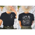 thumbnail image 4 of VILOVE Women Boho Flower T-Shirt Vintage Floral Shirt Botanical Graphic Tee Wildflowers Shirts Garden Lover Top, 4 of 8