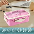 thumbnail image 6 of XYAIYT Microwave Safe Lunch Box with Cutlery Set Leakproof Multi Compartment Design for Easy Meal Prep Portable and Long Lasting Food Storage Container for Work School and Picnic, 6 of 6