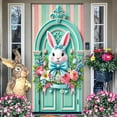 thumbnail image 6 of Easter Backdrop for Photography Easter Spring Garden Floral Bunny Colorful Eggs Fence Green Grass Bokeh Background Kids Newborn Baby Portrait Photo Booth Props 35.43x70.87 in(B), 6 of 6