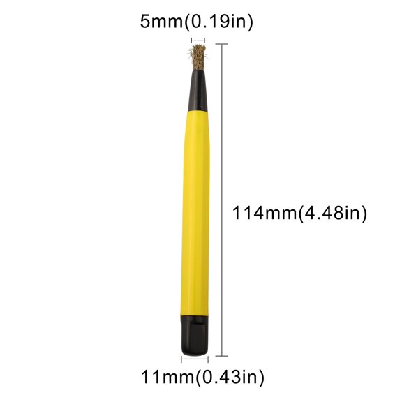 1Pc Watch Jewelry Cleaning Pen Fiberglass Scratch Brush Pen Rust Stain Remover Pen Jewelry Electronic Components Repair Tool Copper Wire Pen Smile Home