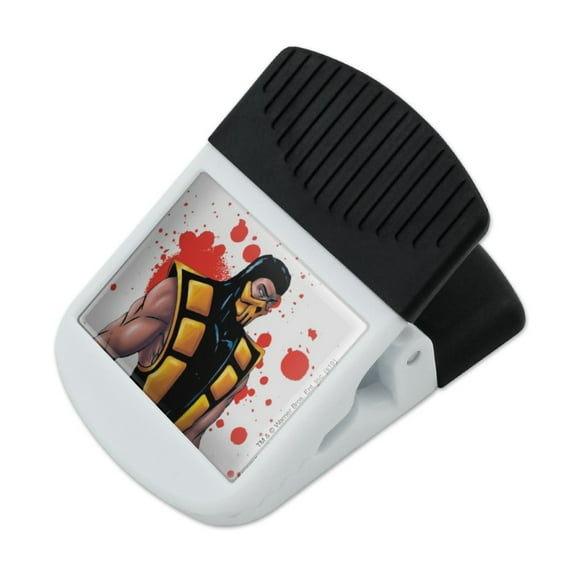 Mortal Kombat Klassic Scorpion Character Refrigerator Fridge Magnet Magnetic Hanging Hook Note Snack Clip