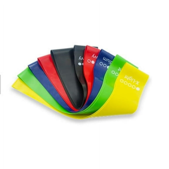 Victure Resistance Bands Set of 5, Exercise Bands for Home Workout, Pilates, Yoga, Rehab, Physical Therapy with Carry Bag