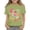 Light Green, variant on Girls Watercolor School Stationery Graphic T Shirt Short Sleeve Crew Neck Cotton Casual Tee for Kids (Light Green, 3-4 Years)