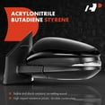 thumbnail image 3 of A-Premium Driver Side Power Door Mirror - Compatible with Toyota RAV4 2013 2014 2015 - Heated Manual Folding w/Turn Signal Black Outside Rear View Mirror, 3 of 9