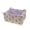 Purple, variant on POYOGA Soft Fabric Quilted Basket Portable for Organizing Desks and Small Spaces