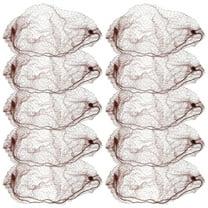 OUNONA 50 Pcs Hair Net for Bun Hairnets Kitchen Brown Food Industry