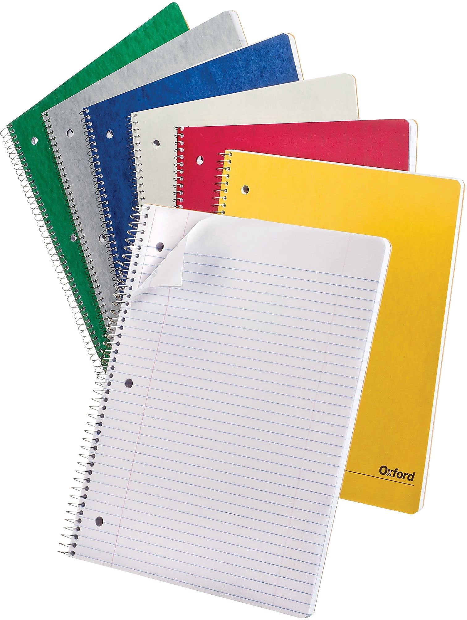 Oxford 1-Subject Notebook 9 x 11 College 25-009R - Walmart.com ...