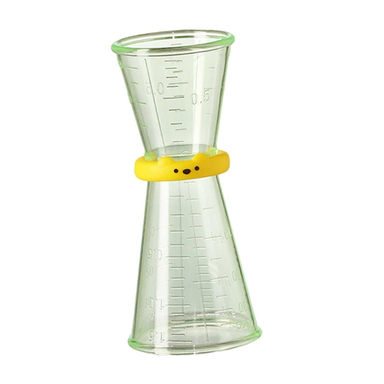 Double Clear Cocktail Measure Cup For Home Bar Party Useful Bar Accessories Drink  Measurement Measure Cup