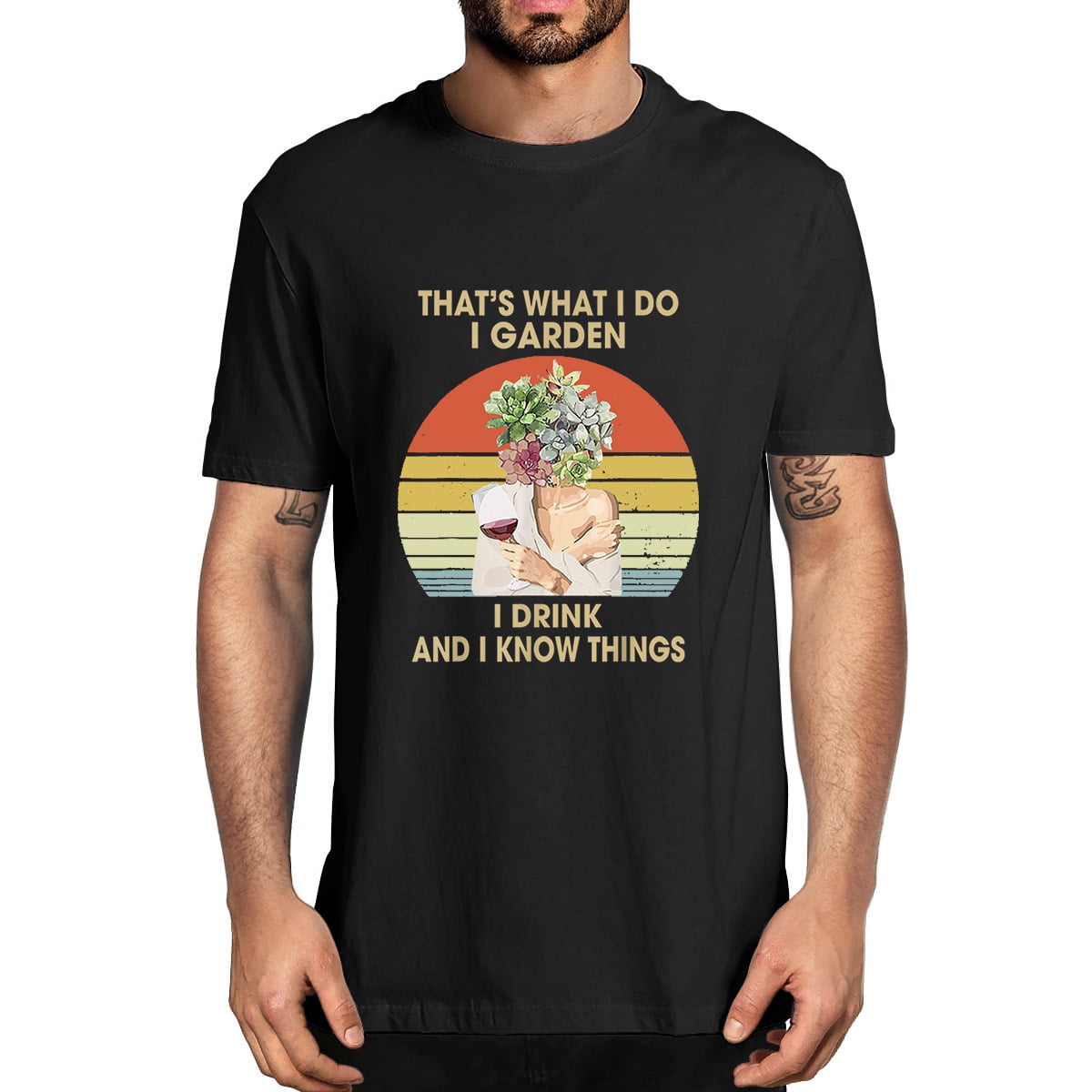 Funny Drinking Gardening Graphic 