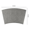 thumbnail image 4 of REGALWOVEN 6 Pack Place Mats Faux Leather Placemats for Kitchen Dining Table Decor Bronze 20*12in, 4 of 7