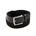 thumbnail image 2 of Harbor Bay by DXL Big and Tall Men's Stretch Braided Leather Belt, Black, 58/60, 2 of 4