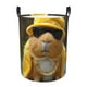 thumbnail image 1 of Fotbe Heavy Metal Style Guinea Pig Cesto de Ropa con Asas, Cesto Impermeable de Gran Capacidad, Bolsa de Lavado para Dormitorio, Cesto de Ropa con Ruedas y Asas-Small, 1 of 6