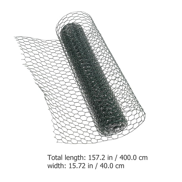 Mallas De Alambre Valla De Tela Metálica Malla Hexagonal 25x25mm Valla Para Animales Y Plantas 25 M De Largo Altura 75 Cm Galvanizada 0,8mm